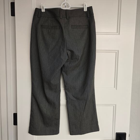 Women's Express Black & Gray Cropped Dress Pants Trousers | Size 2 - Picture 2 of 12